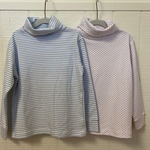 NWT Squiggles Pima Turtlenecks
